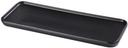 Yanco Noble Black Color Glazed Porcelain Black Rectangular Plate, 15-1/2 x 5-1/2 x 3/4 inch -- 12 per case