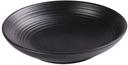 Yanco Noble Black Color Glazed Porcelain Black Salad/Soup Bowl, 20 Ounce -- 24 per case