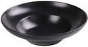 Yanco Noble Black Color Glazed Porcelain Black Deep Mediterranean Bowl, 20 Ounce -- 12 per case