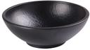 Yanco Noble Black Color Glazed Porcelain Black Salad Bowl, 24 Ounce -- 24 per case