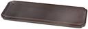 Yanco Peacock Color Glazed Porcelain Gray Rectangular Sushi Plate, 13 x 5-1/4 x 3/4 inch -- 12 per case