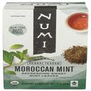 Numi Organic Moroccan Mint Herbal Tea, 18 tea bags -- 6 per case