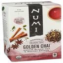 Numi Organic Golden Chai Black Tea, 18 tea bags -- 6 per case