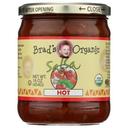 Brads Organic Hot Salsa, 16 Ounce -- 12 per case