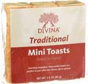 Divina Traditional Mini Toasts, 2.8 Ounce -- 24 per case