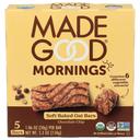 Made Good Mornings Organic Chocolate Chip Soft Baked Oat Bar, 5.3 Ounce -- 6 per case