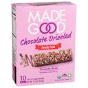 Made Good Organic Birthday Cake Flavor Chocolate Drizzled Granola Bar, 0.85 Ounce -- 60 per case