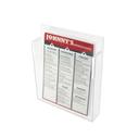 Cal-Mil Large Wall Mount Menu Rack, 9.25 x 3 x 10 inch