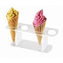 Cal-Mil Acrylic Square Cone Holder, 12 x 4 x 4 1/2 inch -- 4 per case