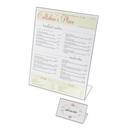 Cal-Mil Classic Easel Tabletop Cardholder, 3 1/2 x 2 inch