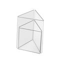 Cal-Mil Classic Clear Acrylic Tabletop Cardholder, 4 x 4 x 6 inch -- 24 per case