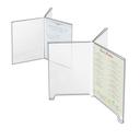 Cal-Mil Classic Regular 3-Wing Tabletop Cardholder, 4 x 4 x 6 inch -- 24 per case