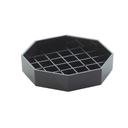 Cal-Mil Classic Black Octagon Drip Tray, 4 x 4 x 1 inch