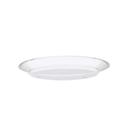 Cal-Mil Clear Round Shallow Tray, 15 inch Diameter -- 4 per case