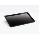 Cal-Mil Black Acrylic Shallow Display Tray, 10 x 12 x 1 inch -- 6 per case