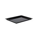 Cal-Mil Shallow Black Bakery Tray, 10 x 14 x 1 inch -- 6 per case