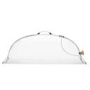 Cal-Mil Classic Clear Dome Display Cover with Single End Opening and Door, 12 x 20 x 7 inch -- 4 per case