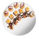 Cal-Mil Acrylic Round Scratch Resistant Mirror Tray, 16 inch -- 3 per case