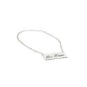 Cal-Mil Silver Hot Water Urn Chain Sign, 4 x .25 x 2 inch