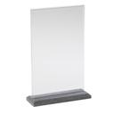 Cal-Mil Clear Acrylic Deluxe Card Holder, 4 x 1 x 6 inch
