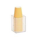 Cal-Mil Classic Clear Acrylic Modular Countertop Straw Holder, 4.25 x 4.25 x 6 inch