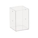 Cal-Mil Classic Clear Acrylic Modular Countertop Straw Holder, 4.25 x 4.25 x 6 inch -- 4 per case