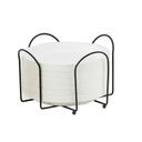Cal-Mil Black Wire Frame Plate Holder, 9 1/2 x 9 1/2 x 6 1/2 inch