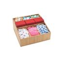 Cal-Mil Bamboo 9 Section Condiment Organizer, 12 x 12 x 5.5 inch