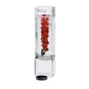 Cal-Mil Clear Square Glass Beverage Dispenser with Drip Tray and Infusion Chamber, 3 Gallon Capacity