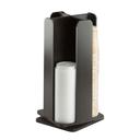 Cal-Mil Midnight Bamboo Revolving Cup and Lid Organizer, 8 x 8 x 18.25 inch
