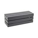 Cal-Mil Midnight Bamboo Rectangle Crate Riser, 20 x 7 x 7 inch