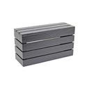 Cal-Mil Midnight Bamboo Rectangle Crate Riser, 20 x 7 x 11 inch