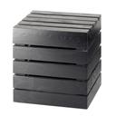 Cal-Mil Midnight Bamboo Square Crate Riser, 12 x 12 x 12 inch