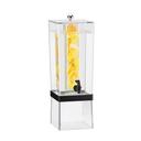 Cal-Mil 3 Gallon Econo Black Metal Band Beverage Dispenser with Infusion Chamber, 8 x 10 x 24 inch