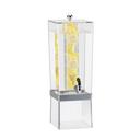 Cal-Mil 3 Gallon Econo Silver Metal Band Beverage Dispenser with Infusion Chamber, 8 x 10 x 24 inch