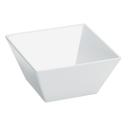 Cal-Mil White Melamine Small Square Bowl, 8 x 8 x 5 inch