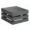 Cal-Mil Midnight Bamboo Crate Riser, 12 x 12 x 7 inch