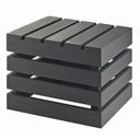 Cal-Mil Midnight Bamboo Crate Riser, 12 x 12 x 10 inch