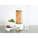 Cal-Mil Luxe Acrylic Beverage Dispenser with Ice Chamber, 7.75 x 7.75 x 25.75 inch