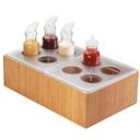 Cal-Mil Clear Salad Dressing Complete Set, 13 x 10.75 x 5 inch
