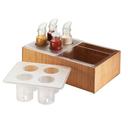Cal-Mil Clear Salad Dressing Complete Set, 13 x 10.75 x 5 inch