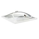 Cal-Mil Cold Concept Hinged Dome Lid, 12 x 12 x 3.5 inch