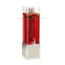 Cal-Mil Urban 3 Gallon Stainless Steel Beverage Dispenser with Ice Chamber, 8 x 8 x 24 inch