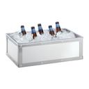 Cal-Mil Urban Stainless Steel Ice Housing with Clear Pan, 20.75 x 12.75 x 7.125 inch