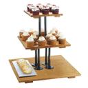 Cal-Mil Madera 3 Tier Pastry Display Riser, 20.75 x 20.75 x 20 inch