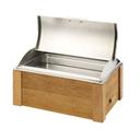 Cal-Mil Madera Chafer with Stainless Steel Lid, 23 x 14.5 x 13.5 inch