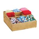 Cal-Mil Madera Reclaimed Wood Multi Section Condiment Organizer, 12 x 12 x 5.5 inch