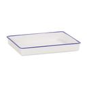 Cal-Mil Melamine Enamelware Deep Serving Tray, 15 x 12 x 2 inch -- 3 per case
