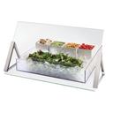 Cal-Mil Glass Portable Sneezeguard, 30 x 9 x 18 inch
