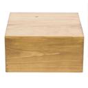 Cal-Mil Madera Wood Cube Riser, 12 x 12 x 6 inch